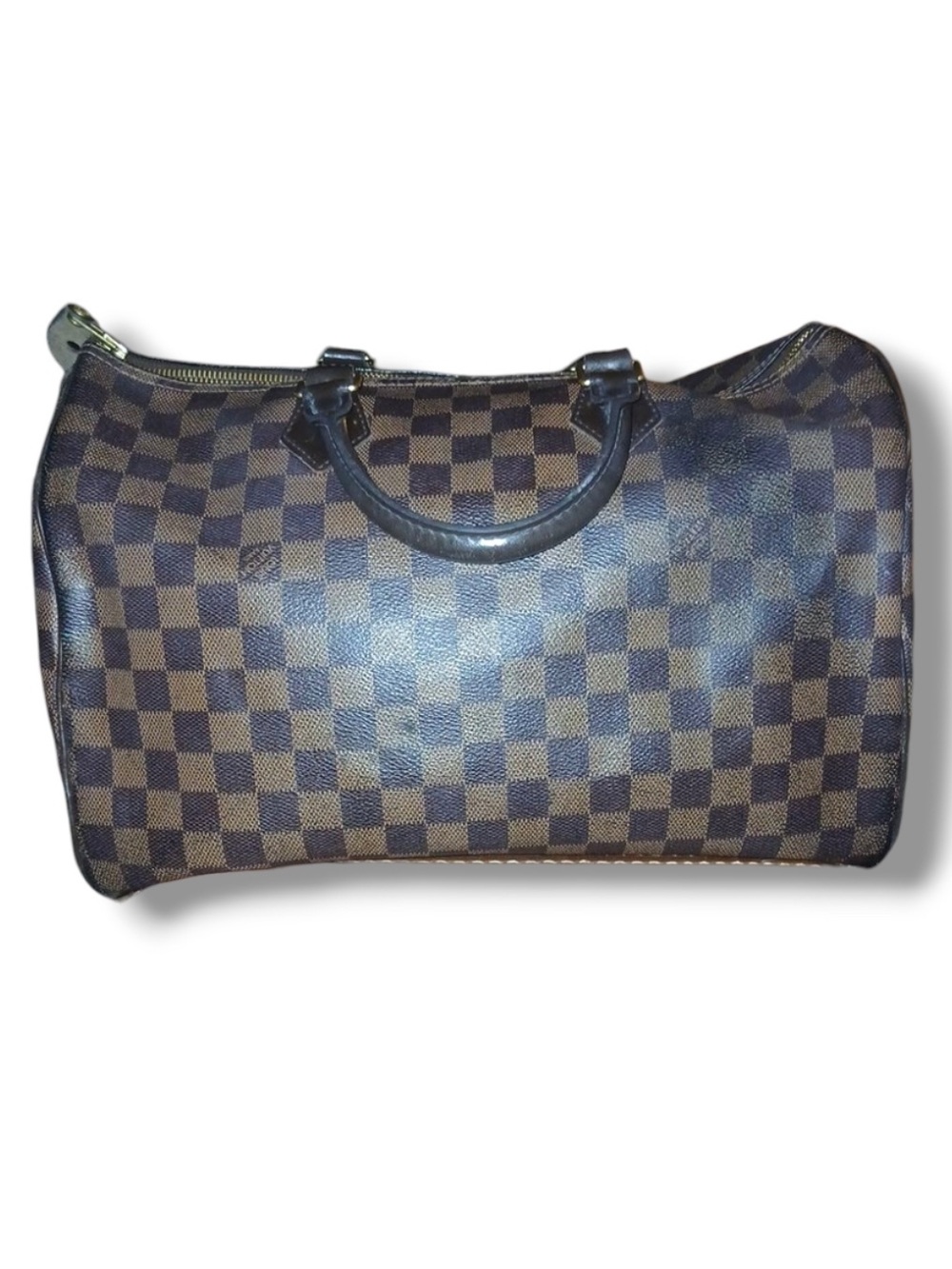 Louis Vuitton Damier Brown Coated Canvas Speedy 35. - Picture 2 of 14